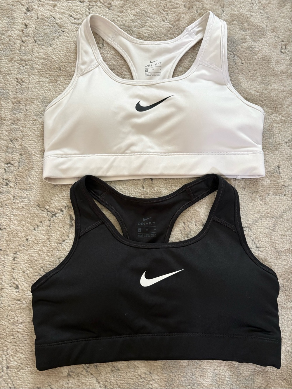 Nike padded sports bras